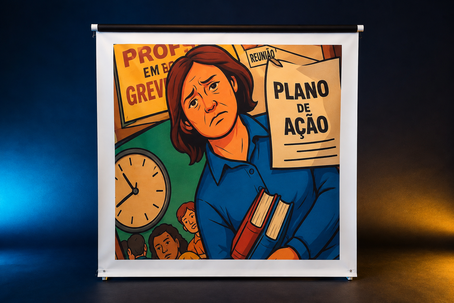 Banner: exemplo de material impresso da Casa da Cópia